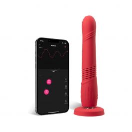Lovense Gravity App Controlled Suction Cup Thrusting Dildo