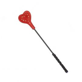 Liebe Seele Japan Luxury Red Leather Mini Crop with Red Rivets