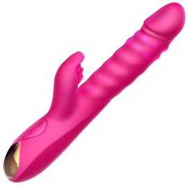 Erocome Basic Slim Capricornus Thrusting + Rotating Rabbit Vibrator