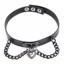 Master Series Gothic Heart Adjustable Collar