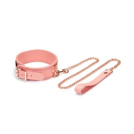 Liebe Seele Japan Pink Dream Leather Collar with Leash