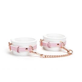 Liebe Seele Japan White & Pink Fairy Goat Leather Handcuffs