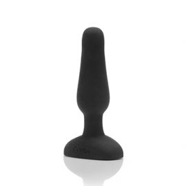 Bvibe - Novice Small Vibrating Remote-Control Anal Plug (Black)