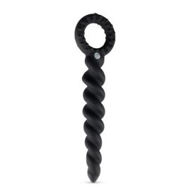 EasyToys Tall Twister Anal Dildo - Black