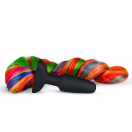 EasyToys Rainbow Pony Tail Silicone Anal Plug