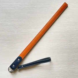 Liebe Seele Japan Luxury Brown Slim Long Leather Paddle (Limited Release)