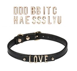 Liebe Seele DIY Choker with 21 Removable Letters