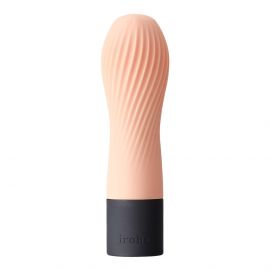Iroha - Zen Hanacha Silicone Ribbed G Spot Massager (Peach)