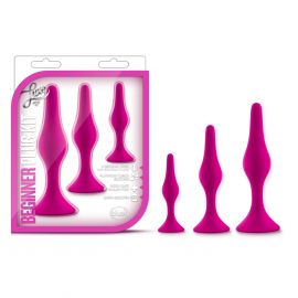 Luxe - Beginner Anal Plug Kit - Pink