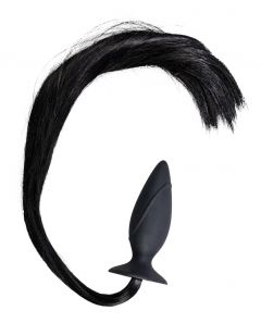 Silicone Pony Play Anal Plug Tail
