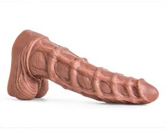 Mr Hankey's Toys Handmade Seahorse Fantasy Silicone Dildo Vac-U-Lock (8.75x2.5inch)