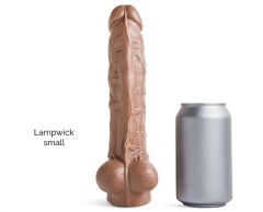 Mr Hankey's Toys Handmade Lampwick Silicone Dildo Vac-U-Lock (7x1.75inch)