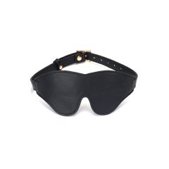 Liebe Seele Japan Dark Secret - Leather Blindfold with Gold Buckle