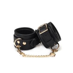 Liebe Seele Japan Dark Secret -Leather Handcuffs with Gold Hardware