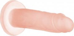 Addiction Cocktails Clear Silicone Dildo - Peach Bellini (5.25x1.3inch)