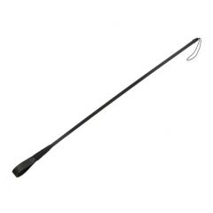 Strict Leather Strip Tip Long Crop