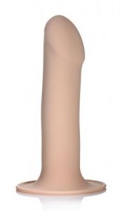 Squeeze-It Wavy Dildo (Beige)