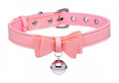 Master Series Kitty Collar With Cat Bell - Pink