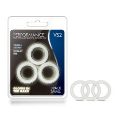 Performance Vs2 Pure Premium Silicone Cockrings - Tight (White)