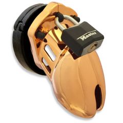 CB-6000S Chastity Cage GOLD (37mm) - Tight Fit Gold