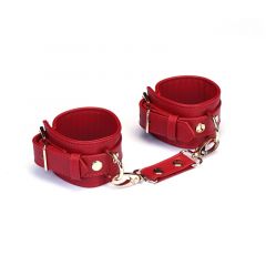 Liebe Seele Japan Red Faux Leather Wrist Cuffs  
