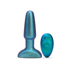 B-vibe - Rimming Petite Vibrating Remote-Control Anal Plug (Space Green)