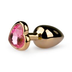 Easytoys Metal Butt Plug No. 3 - Gold/Pink