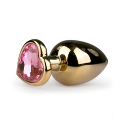 Easytoys Metal Butt Plug No. 8 - Gold/Pink