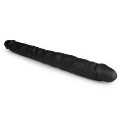 EasyToys Black Silicone Double Dildo (15.7x1.25inch)