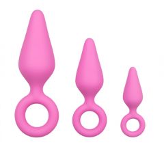 EasyToys Silicone Training Buttplug Pull Ring Set (Small/Medium/Large)