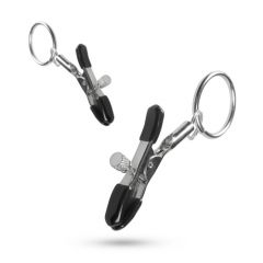 EasyToys Metal Nipple Clamps With Large Pull Ring