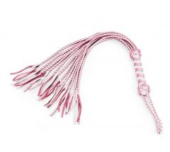 Liebe Seele Japan Fairy: White & Pink Leather Premium Whip