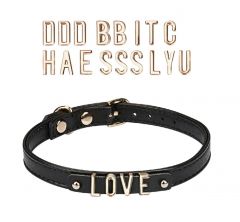 Liebe Seele DIY Choker with 21 Removable Letters