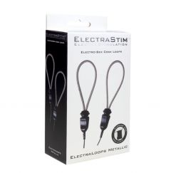 ELECTRASTIM - ElectraLoops Metallic Adjustable E-Stim Cock Rings