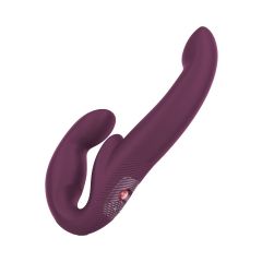 FunFactory Share Vibe Pro Vibrating Strapless Strap-on  (Burgundy)