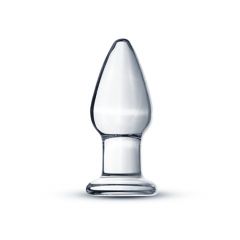 Clear Glass Butt Plug