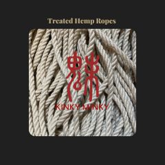 Treated Hemp Shibari Rope 8m (Natural)