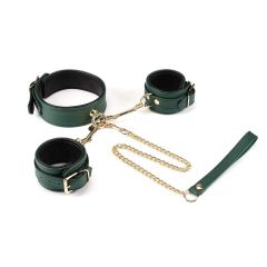 Liebe Seele Japan (Limited Edition) Dark Green Leather Bondage Set