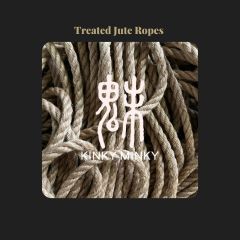 Treated Jute Shibari Rope 8m (Natural)