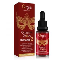 Orgie! Orgasm Drops Kissable 2 Edible Stimulating Gel for Clitoris and Oral Sex- 30ml