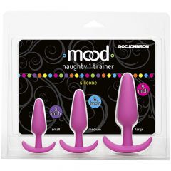 Mood - Comfort Anal Plug Beginner's Trainer Set  (Pink)