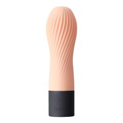 Iroha - Zen Hanacha Silicone Ribbed G Spot Massager (Peach)