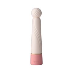 Iroha Soft Rin + SANGO Rose Petal Pink Mini Wand Vibrator (Pink)