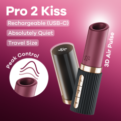Satisfyer Pro 2 Kiss Suction Travel Lipstick