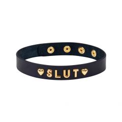 Liebe Seele Japan Gold Word Choker - Slut