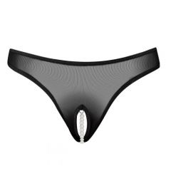 Underneath - Jade Crotchless Sheer Thong S/M