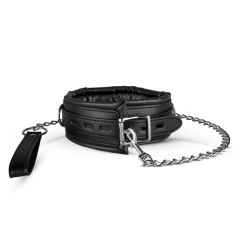Whipped Basic Collar With Leash - Black