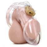 CB-6000 Chastity Cage (37mm) - Medium Fit Clear