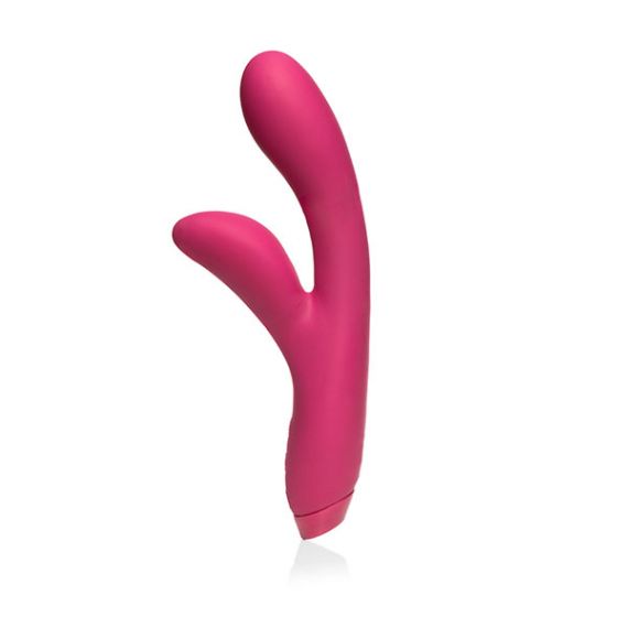 slim rabbit vibrator Rabbit Essentials Slim Realistic Double Penetration Rabbit Vibrator with  Rotating Beads