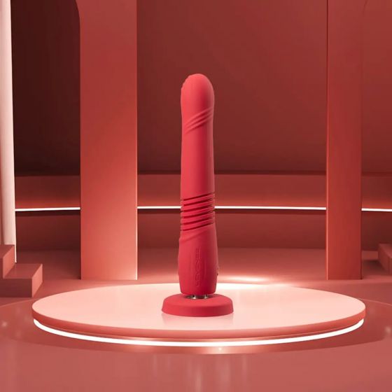 Lovense Gravity App Controlled Suction Cup Thrusting Dildo